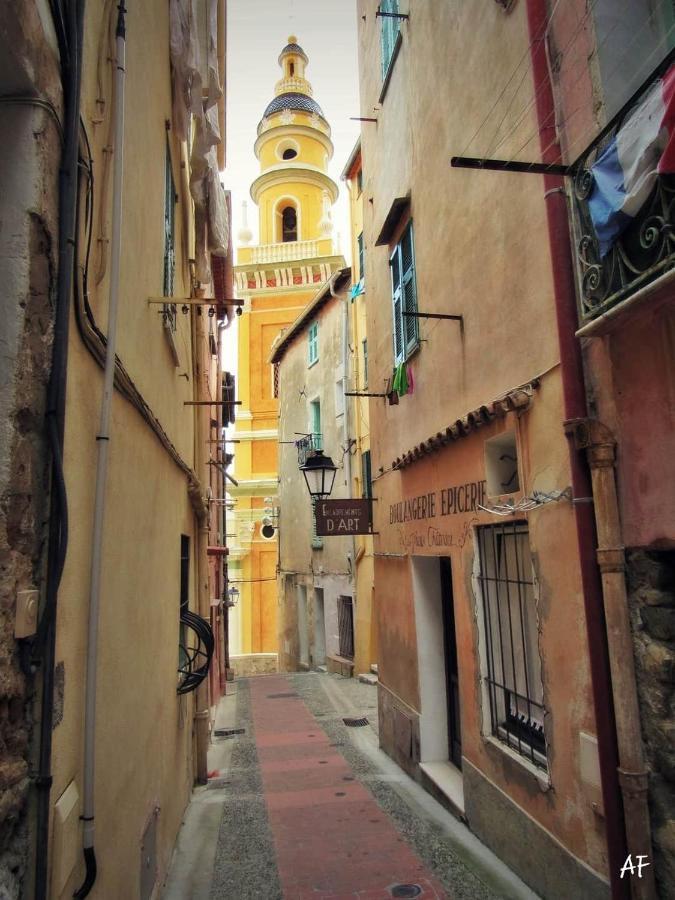Appartement Les violettes à Menton Extérieur photo